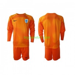 Golmanski Dres - Dres Finska Domaći 2022-2023 Dugim Rukavima - Dječji Golmanski Dres - Dres Finska Domaći 2022-2023 Dugim Rukavima - Dječji