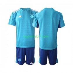 Golmanski Dres - Dres Njemačka Domaći World Cup 2022 Kratkih Rukava - Dječji Golmanski Dres - Dres Njemačka Domaći World Cup 2022 Kratkih Rukava - Dječji