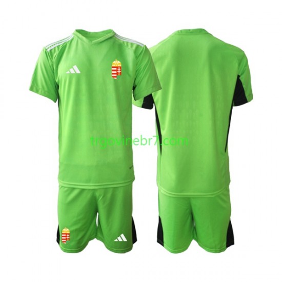 Golmanski Dres - Dres Mađarska Domaći 2022 Kratkih Rukava - Dječji