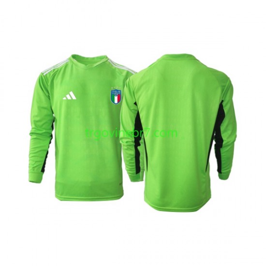 Golmanski Dres - Dres Italija Domaći 2023 Dugim Rukavima - Muški