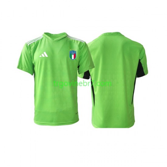 Golmanski Dres - Dres Italija Domaći 2023 Kratkih Rukava - Muški