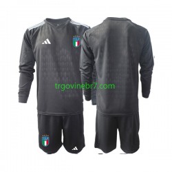 Golmanski Dres - Dres Italija Gostujući 2023 Dugim Rukavima - Dječji Golmanski Dres - Dres Italija Gostujući 2023 Dugim Rukavima - Dječji