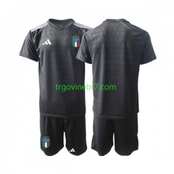 Golmanski Dres - Dres Italija Gostujući 2023 Kratkih Rukava - Dječji Golmanski Dres - Dres Italija Gostujući 2023 Kratkih Rukava - Dječji