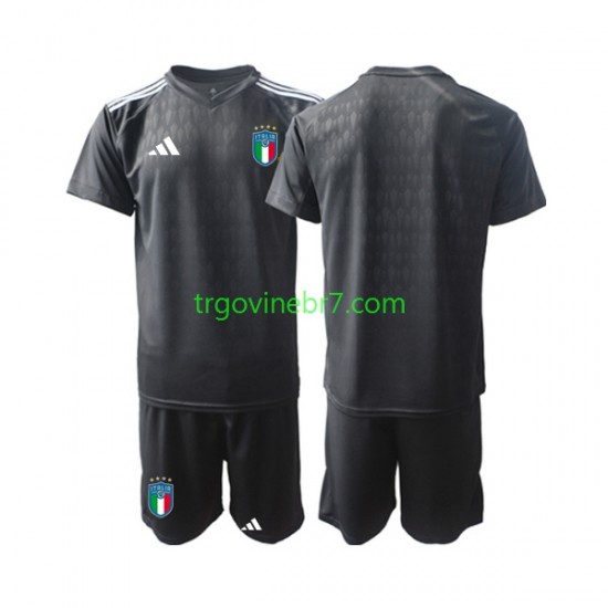 Golmanski Dres - Dres Italija Gostujući 2023 Kratkih Rukava - Dječji