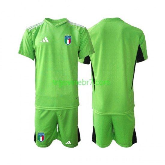Golmanski Dres - Dres Italija Domaći 2023 Kratkih Rukava - Dječji