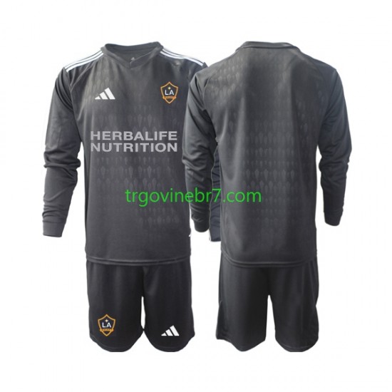 Golmanski Dres - Dres Los Angeles Galaxy Domaći 2023 Dugim Rukavima - Dječji