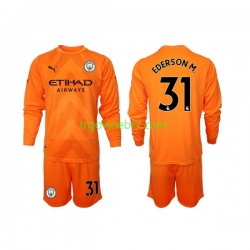 Golmanski Dres - Dres Manchester City Ederson M 31 Treći 2022-2023 Dugim Rukavima - Dječji
