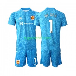 Golmanski Dres - Dres Manchester United DE GEA 1 Domaći 2022-2023 Kratkih Rukava - Dječji