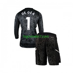 Golmanski Dres - Dres Manchester United DE GEA 1 Gostujući 2022-2023 Dugim Rukavima - Dječji