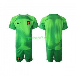 Golmanski Dres - Dres Nizozemska Gostujući World Cup 2022 Kratkih Rukava - Dječji Golmanski Dres - Dres Nizozemska Gostujući World Cup 2022 Kratkih Rukava - Dječji