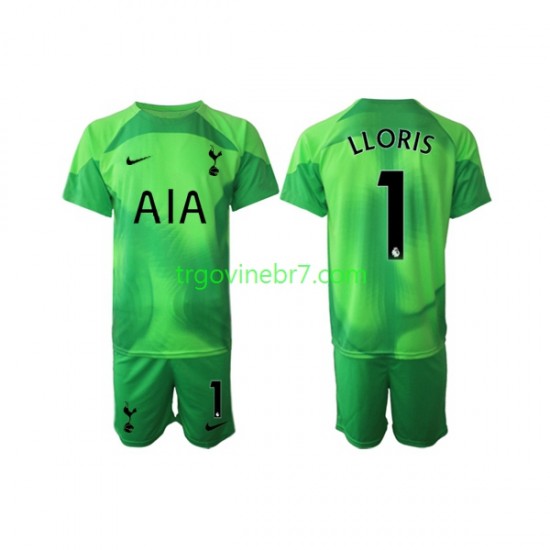 Golmanski Dres - Dres Tottenham Hotspur Hugo Lloris 1 Gostujući 2022-2023 Kratkih Rukava - Dječji