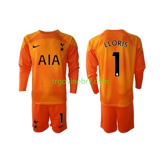 Golmanski Dres - Dres Tottenham Hotspur Hugo Lloris 1 Treći 2022-2023 Dugim Rukavima - Dječji