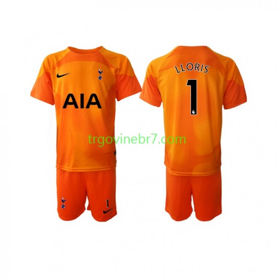 Golmanski Dres - Dres Tottenham Hotspur Hugo Lloris 1 Treći 2022-2023 Kratkih Rukava - Dječji