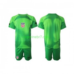 Golmanski Dres - Dres SAD Četvrti World Cup 2022 Kratkih Rukava - Dječji Golmanski Dres - Dres SAD Četvrti World Cup 2022 Kratkih Rukava - Dječji