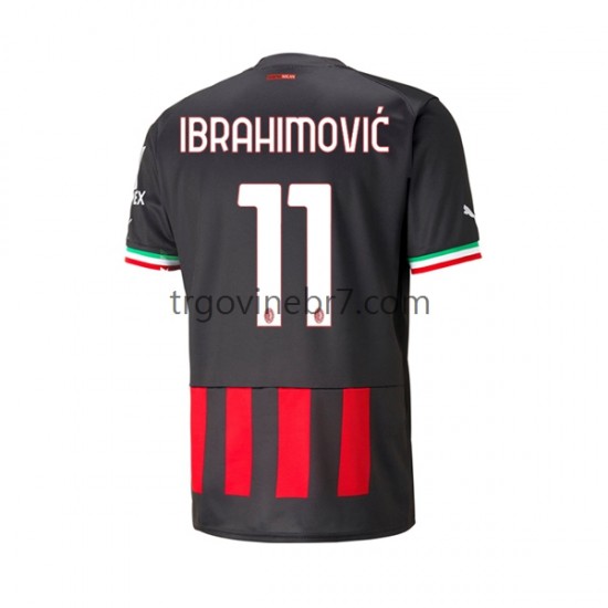 Dres AC Milan Ibrahimović 11 Domaći 2022-2023 Kratkih Rukava - Muški