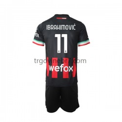 Dres AC Milan Ibrahimović 11 Domaći 2022-2023 Kratkih Rukava - Dječji