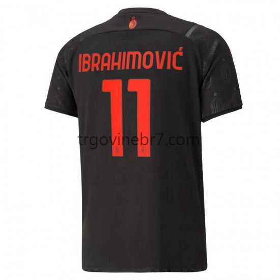 Dres AC Milan Ibrahimović 11 Treći 2021-2022 Kratkih Rukava - Muški