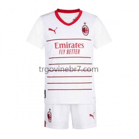 Dres AC Milan Gostujući 2022-2023 Kratkih Rukava - Dječji