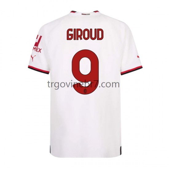 Dres AC Milan Olivier Giroud 9 Gostujući 2022-2023 Kratkih Rukava - Muški