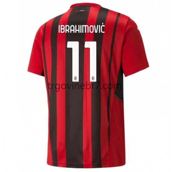 Dres AC Milan Ibrahimović Zlatan 11 Domaći 2021-2022 Kratkih Rukava - Muški