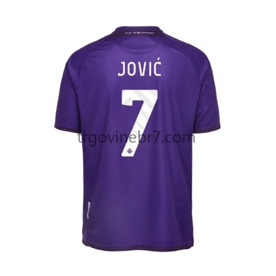 Dres ACF Fiorentina Jovic 7 Domaći 2022-2023 Kratkih Rukava - Muški