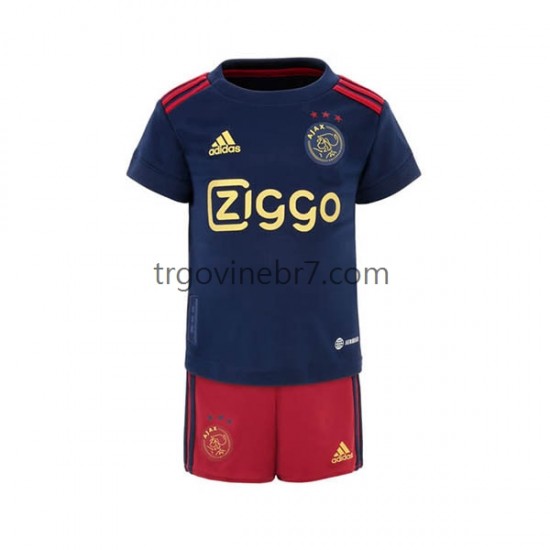 Dres AFC Ajax Gostujući 2022-2023 Kratkih Rukava - Dječji