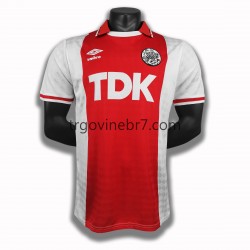 Dres AFC Ajax 1990 Retro Domaći Kratkih Rukava - Muški