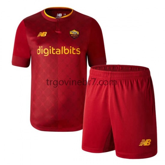 Dres Roma Domaći 2022-2023 Kratkih Rukava - Dječji