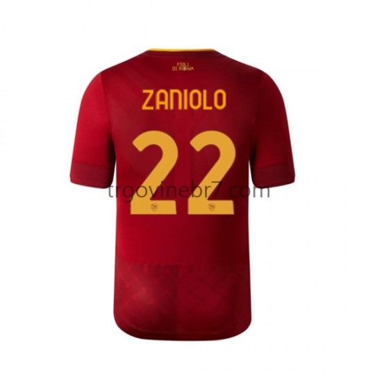 Dres Roma Zaniolo 22 Domaći 2022-2023 Kratkih Rukava - Muški