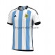Dres Argentina Domaći World Cup 2022 Kratkih Rukava - Muški
