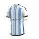 Dres Argentina Domaći World Cup 2022 Kratkih Rukava - Muški