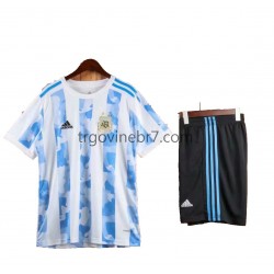 Dres Argentina 2021 Domaći Kratkih Rukava - Dječji Dres Argentina 2021 Domaći Kratkih Rukava - Dječji
