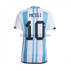 Dres Argentina Lionel Messi 10 Domaći World Cup 2022 Kratkih Rukava - Muški Dres Argentina Lionel Messi 10 Domaći World Cup 2022 Kratkih Rukava - Muški