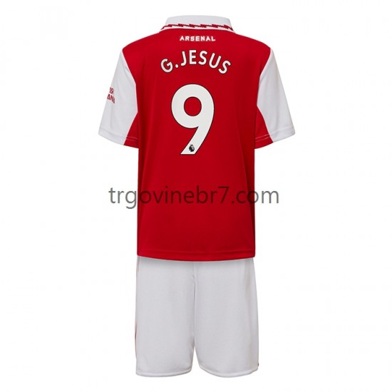 Dres Arsenal Gabriel Jesus 9 Domaći 2022-2023 Kratkih Rukava - Dječji