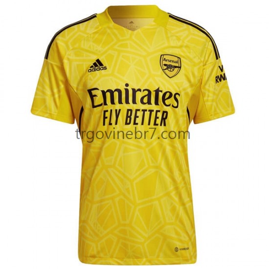 Golmanski Dres - Dres Arsenal Domaći 2022-2023 Kratkih Rukava - Muški