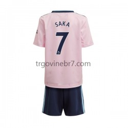 Dres Arsenal Saka 7 Treći 2022-2023 Kratkih Rukava - Dječji Dres Arsenal Saka 7 Treći 2022-2023 Kratkih Rukava - Dječji