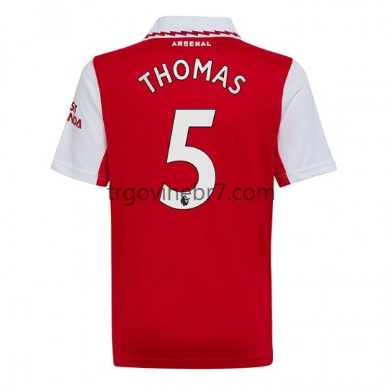 Dres Arsenal Thomas Partey 5 Domaći 2022-2023 Kratkih Rukava - Muški