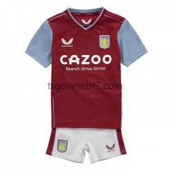 Dres Aston Villa Domaći 2022-2023 Kratkih Rukava - Dječji Dres Aston Villa Domaći 2022-2023 Kratkih Rukava - Dječji