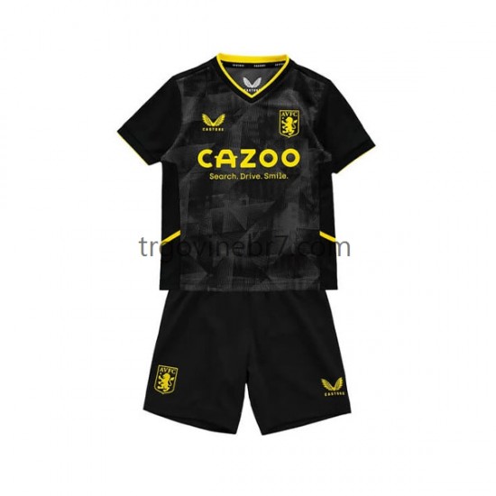 Dres Aston Villa Treći 2022-2023 Kratkih Rukava - Dječji