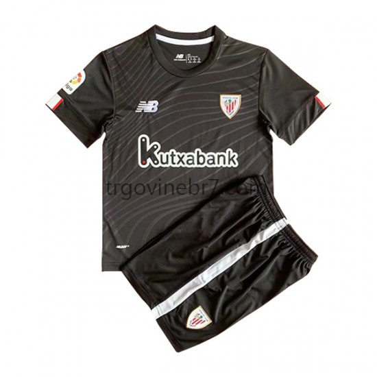 Golmanski Dres - Dres Athletic Bilbao Domaći 2022-2023 Kratkih Rukava - Dječji