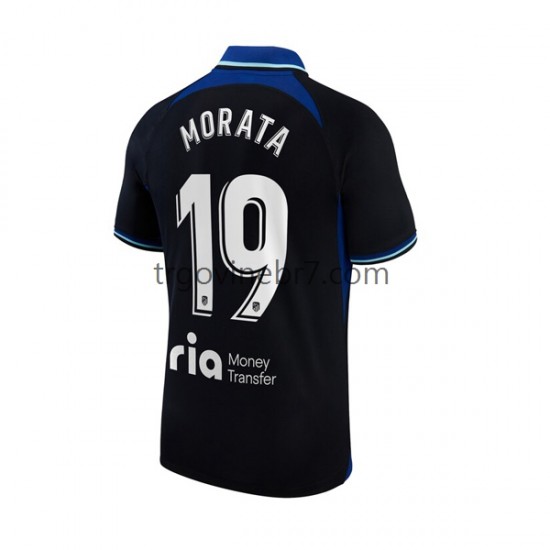Dres Atlético Madrid Alvaro Morata 19 Gostujući 2022-2023 Kratkih Rukava - Muški