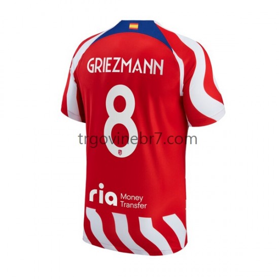 Dres Atlético Madrid Antoine Griezmann 8 Domaći 2022-2023 Kratkih Rukava - Muški