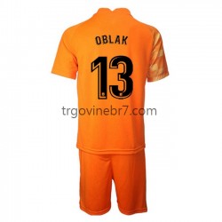 Golmanski Dres - Dres Atlético Madrid Jan Oblak 13 Domaći 2021-2022 Kratkih Rukava - Dječji Golmanski Dres - Dres Atlético Madrid Jan Oblak 13 Domaći 2021-2022 Kratkih Rukava - Dječji