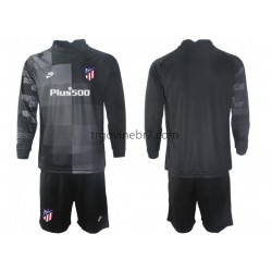 Golmanski Dres - Dres Atlético Madrid Gostujući 2021-2022 Dugim Rukavima - Dječji