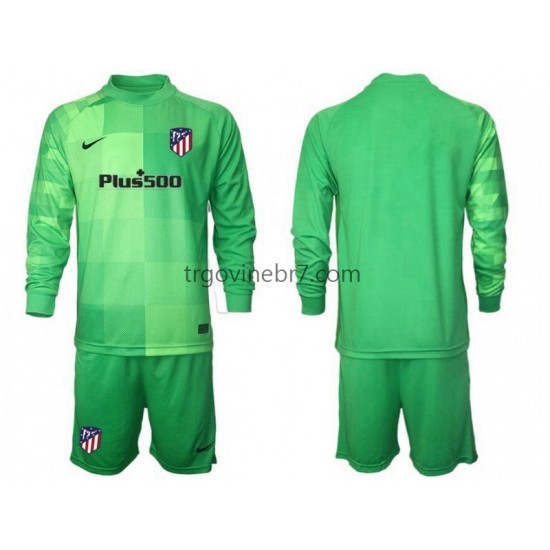 Golmanski Dres - Dres Atlético Madrid Treći 2021-2022 Dugim Rukavima - Dječji