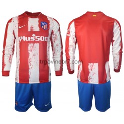 Dres Atlético Madrid Domaći 2021-2022 Dugim Rukavima - Dječji