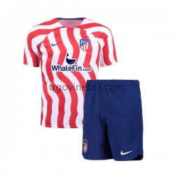 Dres Atlético Madrid Domaći 2022-2023 Kratkih Rukava - Dječji