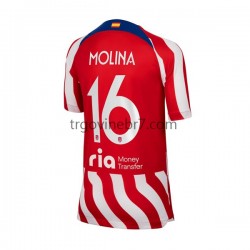 Dres Atlético Madrid Nahuel Molina 16 Domaći 2022-2023 Kratkih Rukava - Muški Dres Atlético Madrid Nahuel Molina 16 Domaći 2022-2023 Kratkih Rukava - Muški