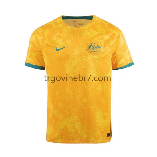 Dres Australija Domaći World Cup 2022 Kratkih Rukava - Muški