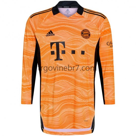 Golmanski Dres - Dres FC Bayern München Domaći 2021-2022 Dugim Rukavima - Muški